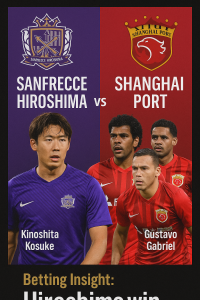 AFC Champions League Sanfrecce Hiroshima vs Shanghai Port Battle for dominance in Group Stage