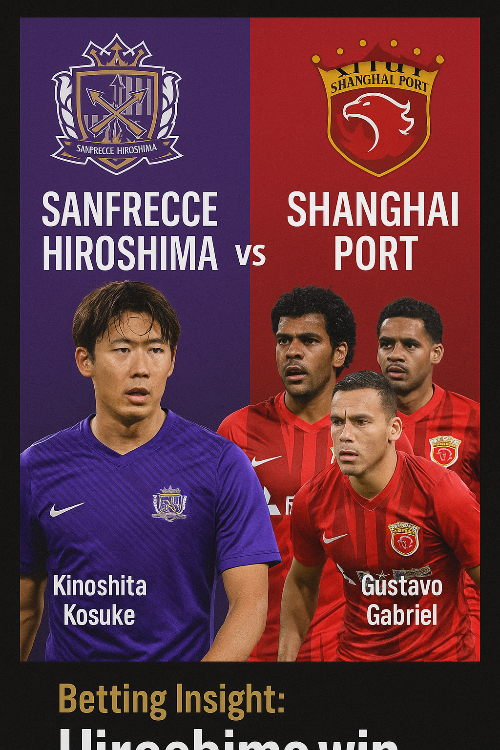 AFC Champions League Sanfrecce Hiroshima vs Shanghai Port Battle for dominance in Group Stage
