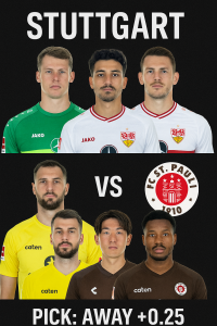 Bundesliga Stuttgart vs St Pauli | Visitors expected to stay unbeaten