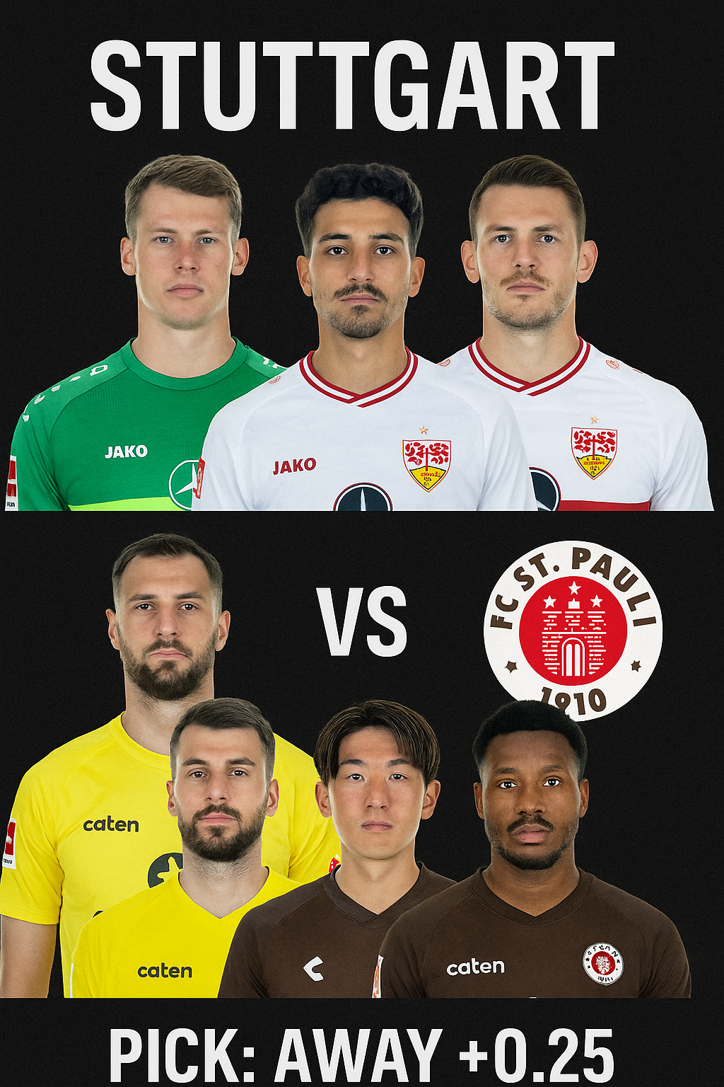 Bundesliga Stuttgart vs St Pauli