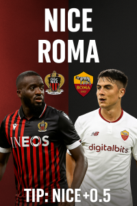 Europa League Nice vs Roma｜Injuries weigh on hosts as Roma chase away points