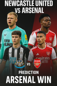 Premier League｜Newcastle United vs Arsenal – Home side battling inconsistency, Gunners pushing for three points