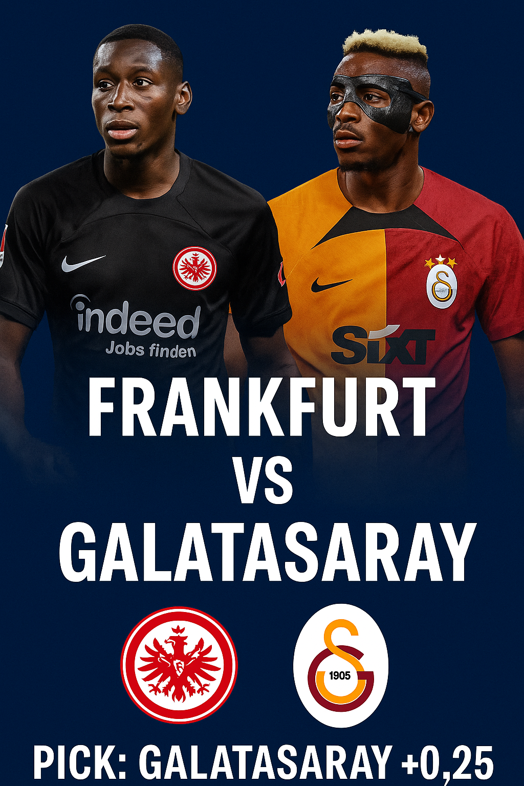 UEFA Champions League Frankfurt vs Galatasaray – Turkish Giants Aim to Shock the Bundesliga Eagles