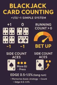 A Simple, Practical Blackjack Card-Counting Method