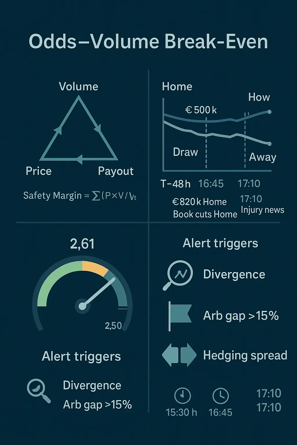 Betfair Data x Bookmaker Strategy Pinpointing the Break-Even Line with an Odds–Volume Model