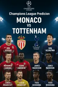 Champions League Match Preview – Monaco vs Tottenham Hotspur