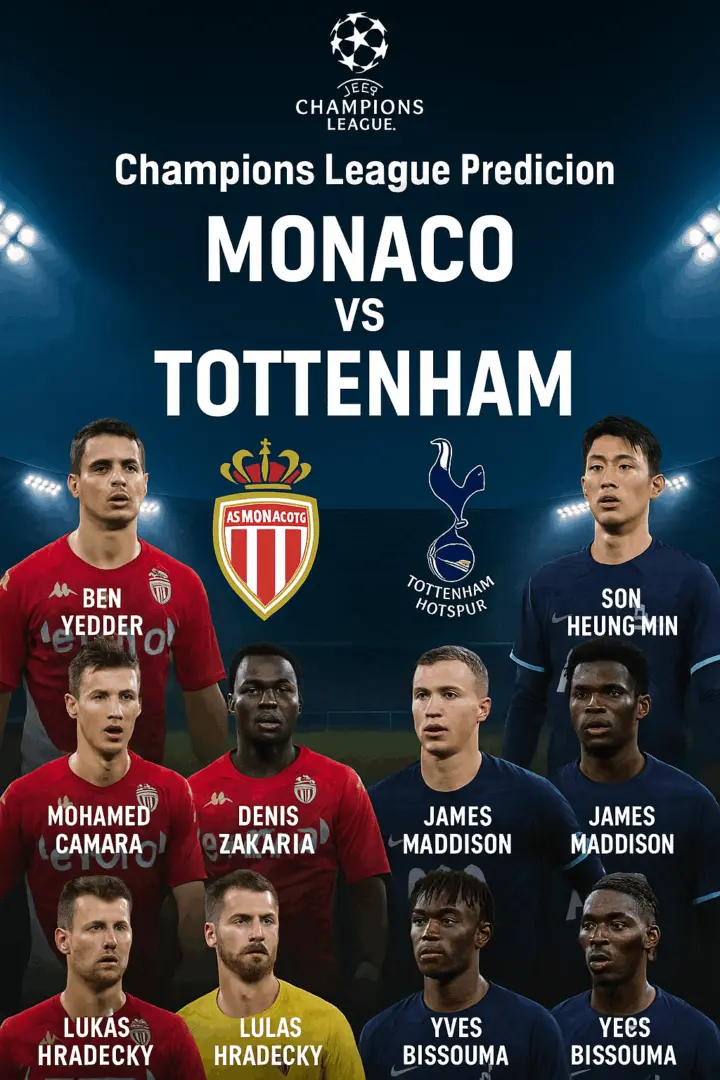 Champions League Match Preview – Monaco vs Tottenham Hotspur