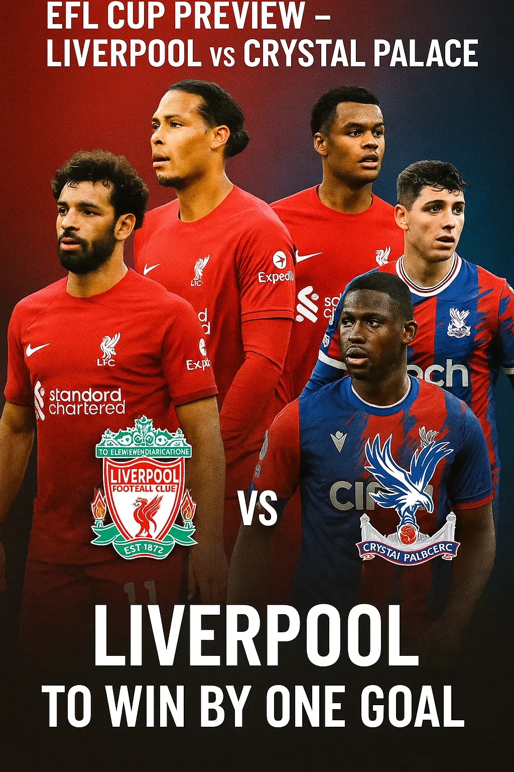 EFL Cup Preview – Liverpool vs Crystal Palace Reds Favored but Defensive Issues Persist