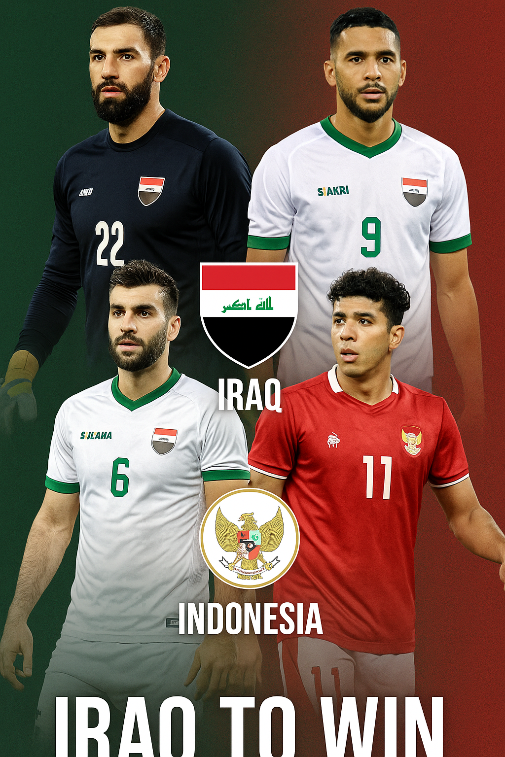 Iraq vs Indonesia – Home Advantage to Drive Iraq Toward Victory