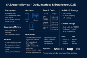 SABAsports Full Review: Prices, Odds, Interface, and Betting Experience — A Deep-Dive