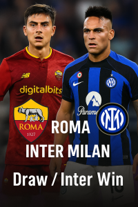 Serie A Expert Prediction Roma vs Inter Milan Clash of defense and firepower