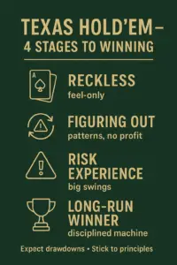 The Four Stages Every Texas Hold’em Winner Grows Through