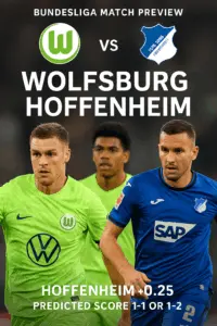Bundesliga Match Preview – Wolfsburg vs Hoffenheim, Defense Under Pressure