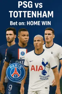 Champions League Insight Paris Saint-Germain vs Tottenham Hotspur – Momentum, depth and home advantage favor the French champions