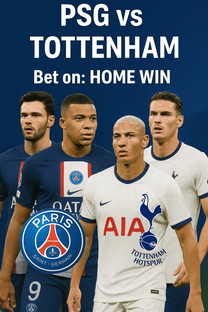 Champions League Insight Paris Saint-Germain vs Tottenham Hotspur – Momentum, depth and home advantage favor the French champions