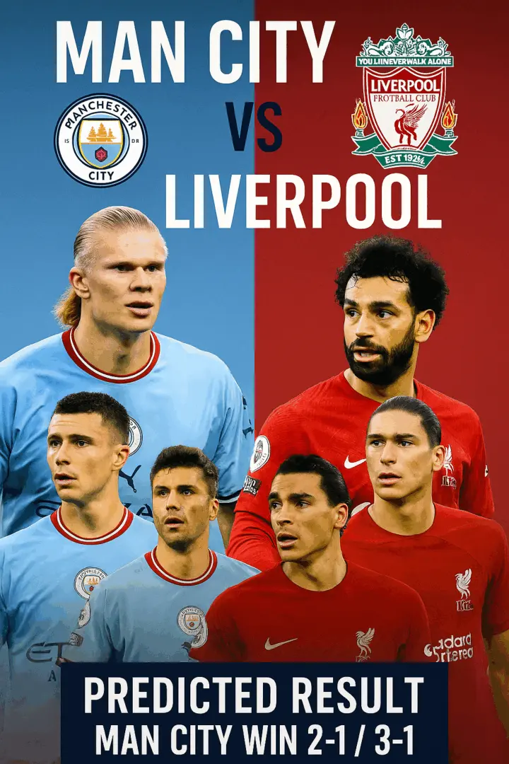 Expert Analysis · Man City vs Liverpool — The Battle That Could Shape the Premier League Title Race