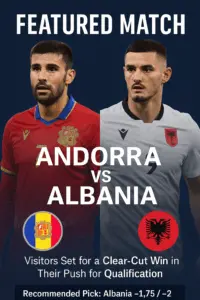Featured Match  Andorra vs Albania – Visitors Set for a Clear-Cut Win in Their Push for Qualification
