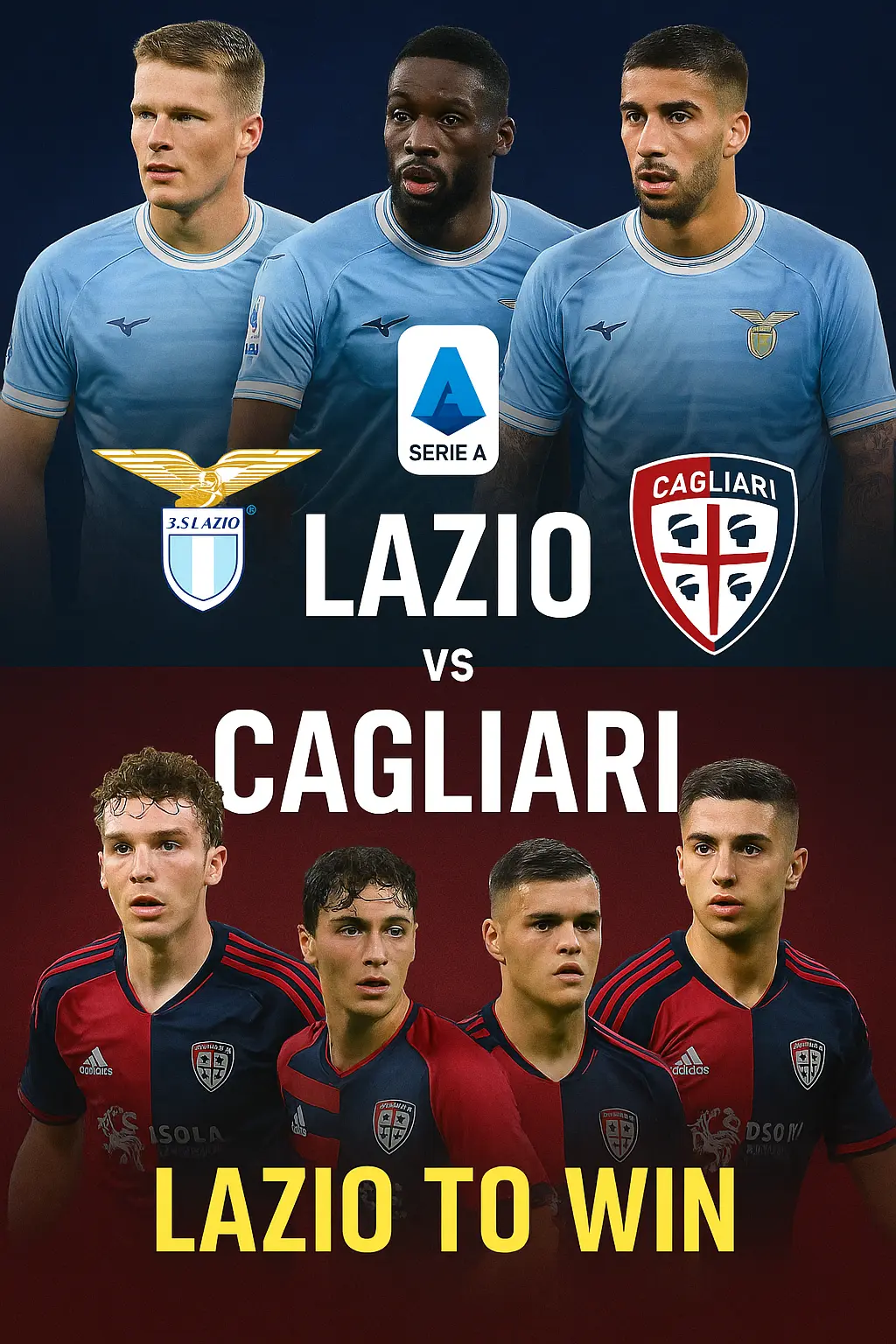Lazio vs Cagliari – Blue Eagles Set to Soar at the Olimpico