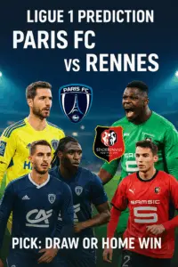 Ligue 1 Prediction – Paris FC vs Rennes, Evenly Matched Battle with a Slight Home Edge