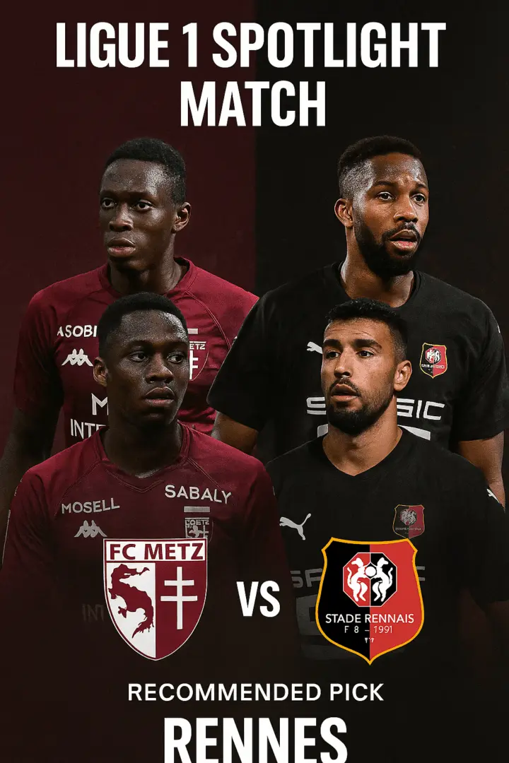 Metz vs Rennes Visitors expected to keep their strong run going